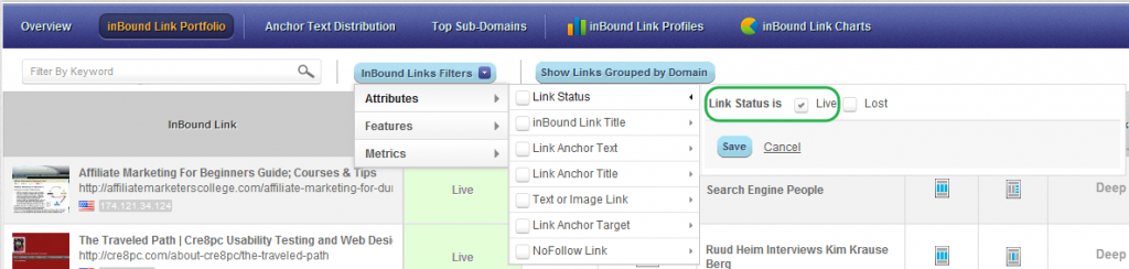 Link Status