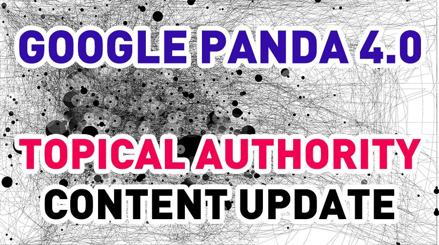 Google Panda 4.0 Topical Authority Content Update