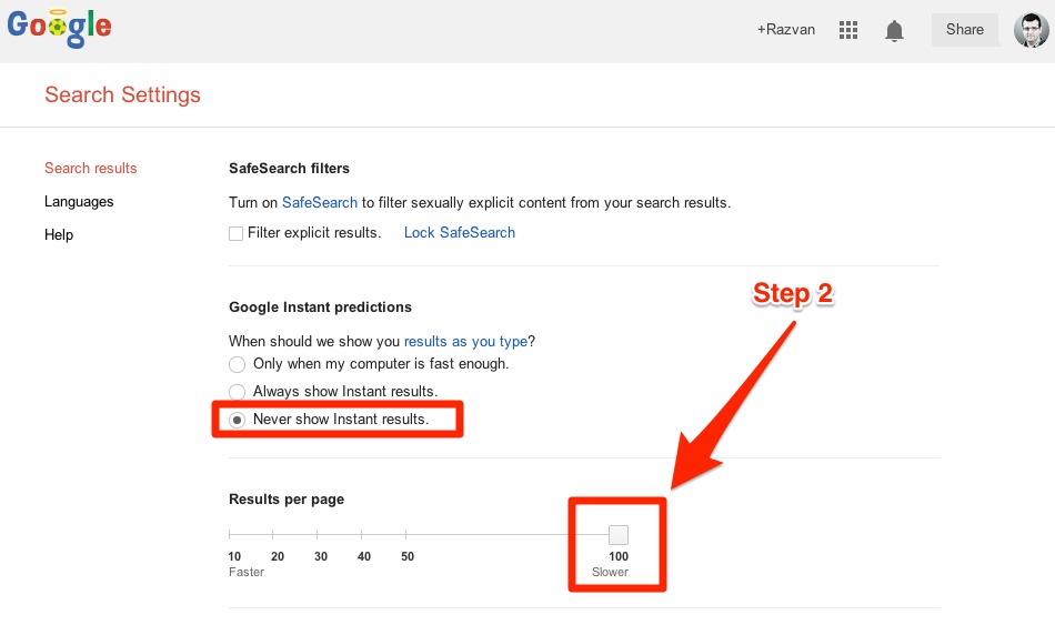 Google Webmaster Tools - Download Indexed Pages Step2
