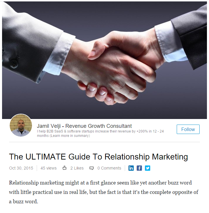 Ultimate Guide to Relationship Marketing