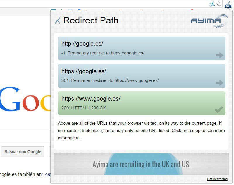 Redirect Path Extension