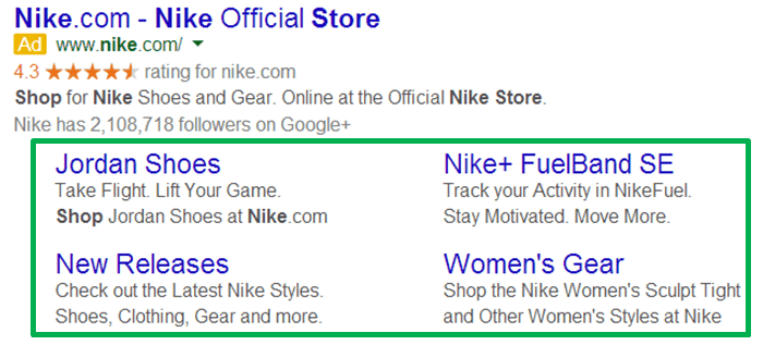 Adwords-extensions-sitelinks-nike