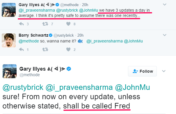 Gary Illyes „Google Fred Update“