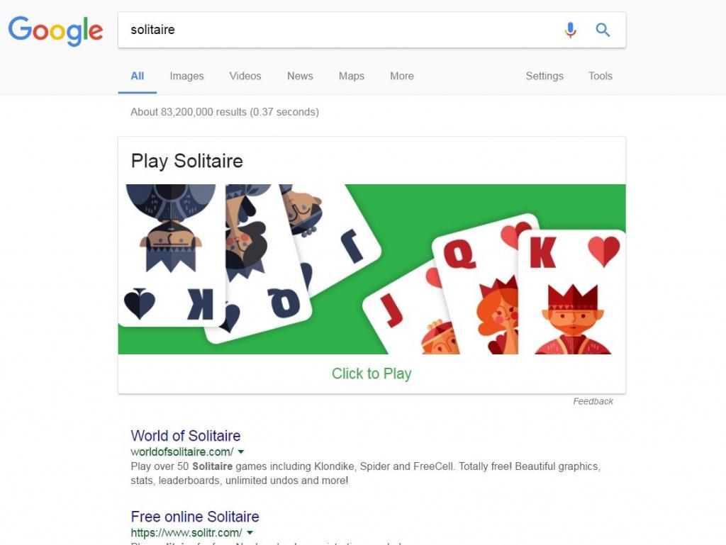 Google Solitaire