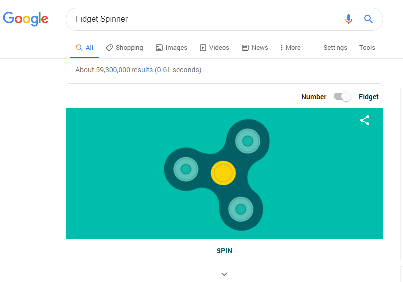 google gravity fidget spinner