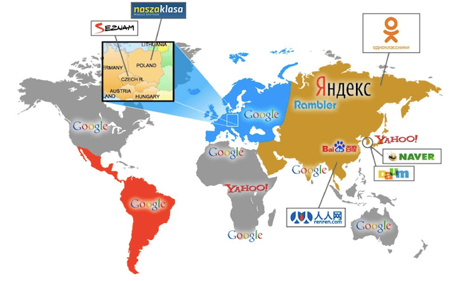 search engine use around the globe