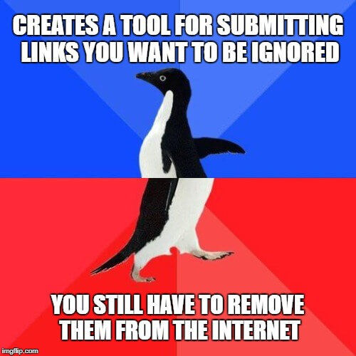 If you disavow links Google says you still have to try and remove them from the internet