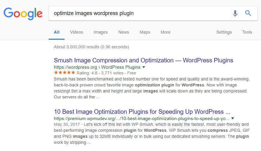 Optimize images wordpress plugin