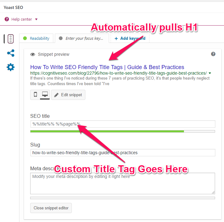 how to write seo friendly title tags