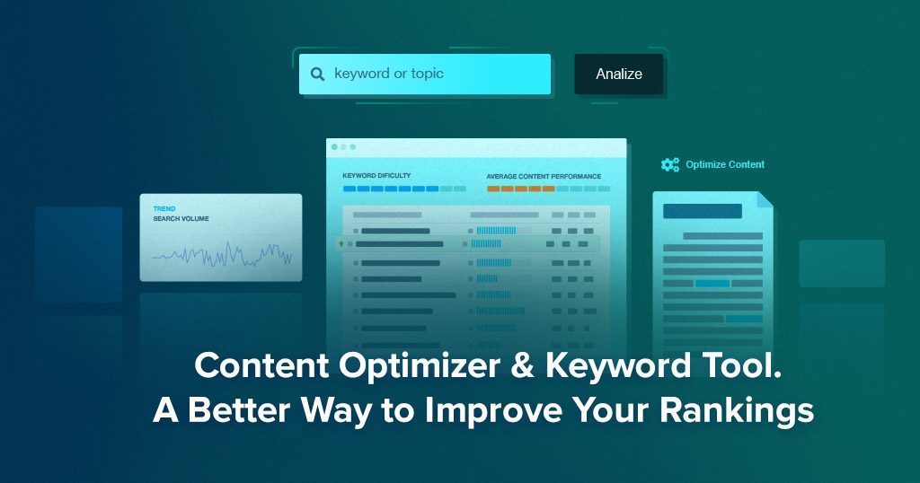 content optimizer & keyword tool from cognitiveseo