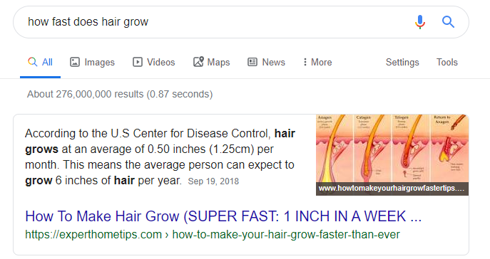 à quelle vitesse les cheveux poussent-ils?
